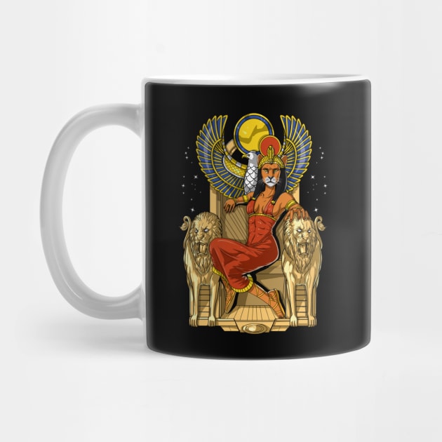 Egyptian Goddess Sekhmet by underheaven